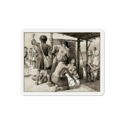 Britannia and Eve, c. 1942 (Magazine Illustration) Refrigerator Magnet - The Sticker Space