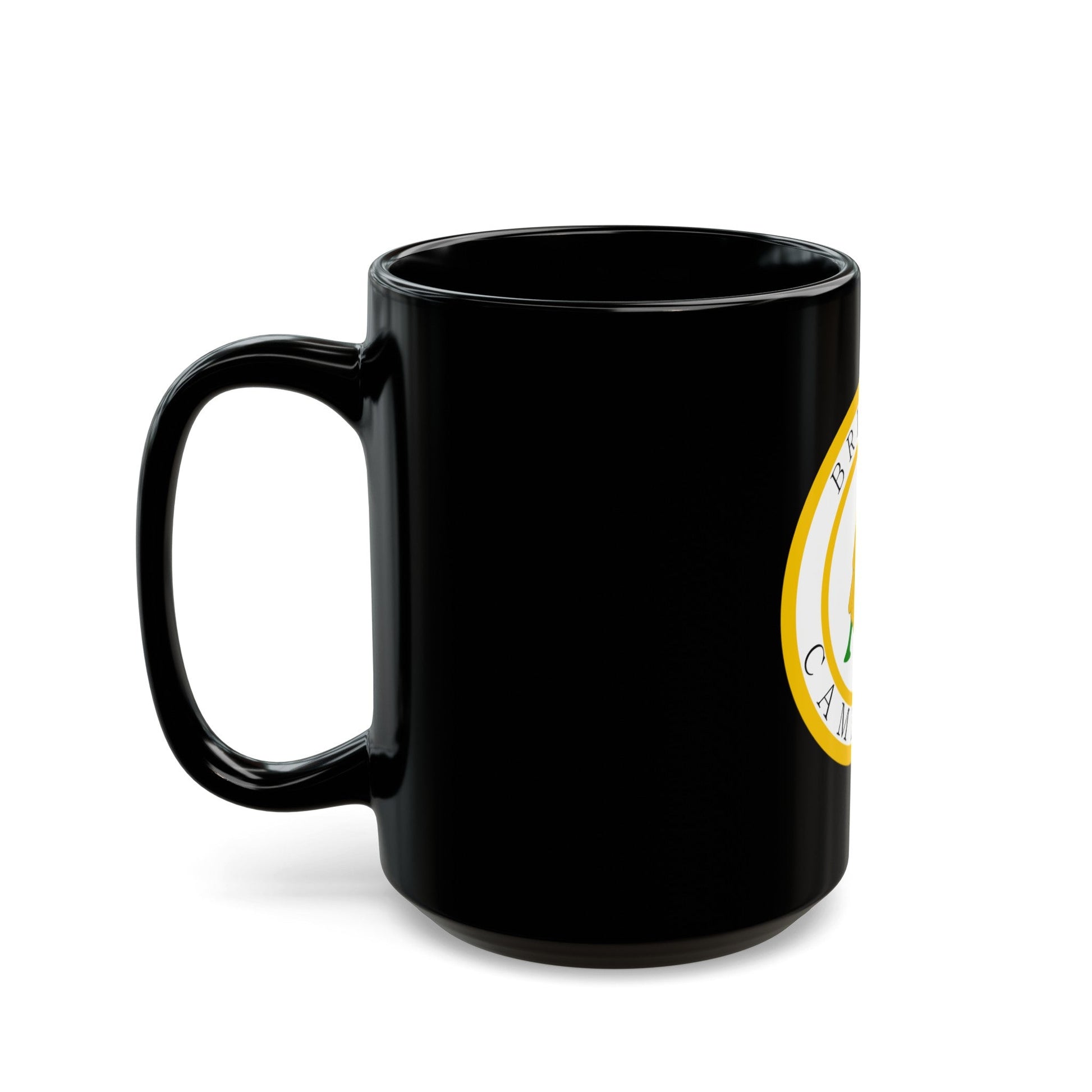 British Cameroons Seal - Black Coffee Mug-The Sticker Space