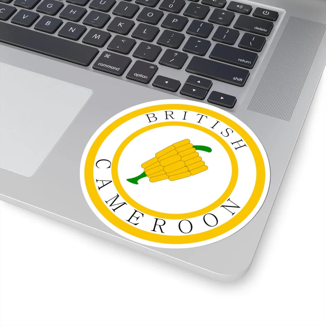 British Cameroons Seal (Cameroon) (Coat of Arms) STICKER Vinyl Kiss-Cut Decal - The Sticker Space