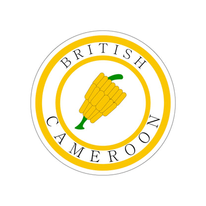 British Cameroons Seal STICKER Vinyl Die-Cut Decal-White-The Sticker Space