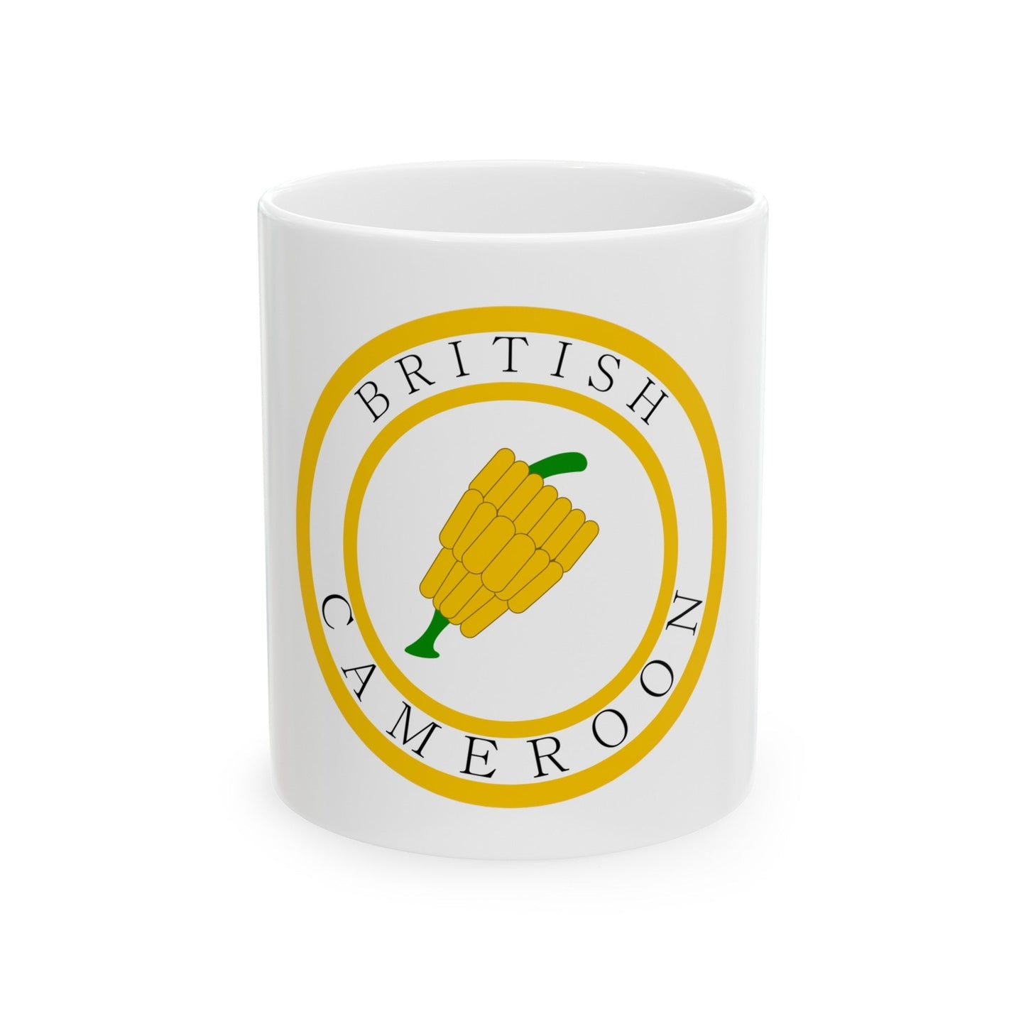 British Cameroons Seal - White Coffee Mug-11oz-The Sticker Space