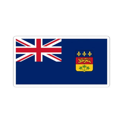 British Flag of Quebec (Canada) STICKER Vinyl Kiss-Cut Decal 2 Inch White - The Sticker Space