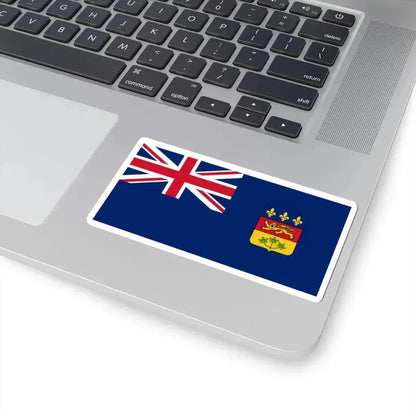 British Flag of Quebec (Canada) STICKER Vinyl Kiss-Cut Decal - The Sticker Space