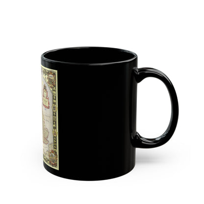 British Isles (1949) (Map) Black Coffee Mug-The Sticker Space