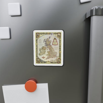 British Isles (1949) (Map) Refrigerator Magnet-The Sticker Space