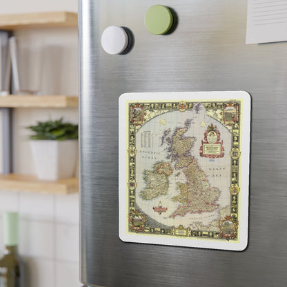 British Isles (1949) (Map) Refrigerator Magnet-The Sticker Space