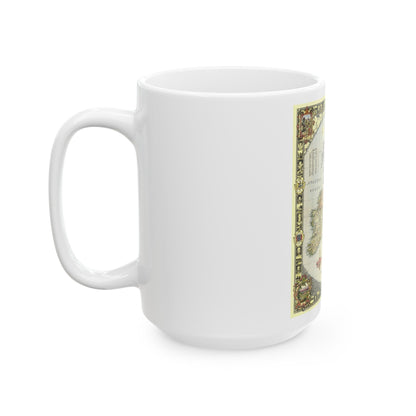 British Isles (1949) (Map) White Coffee Mug-The Sticker Space