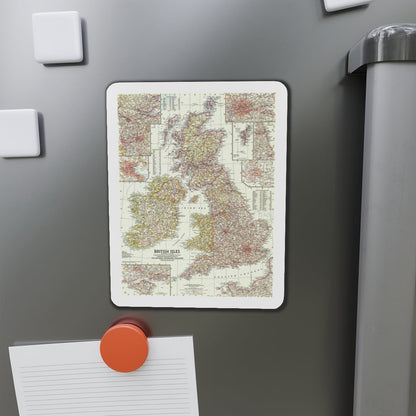 British Isles (1958) (Map) Refrigerator Magnet-The Sticker Space