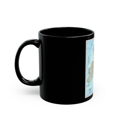 British Isles (1979) (Map) Black Coffee Mug-The Sticker Space