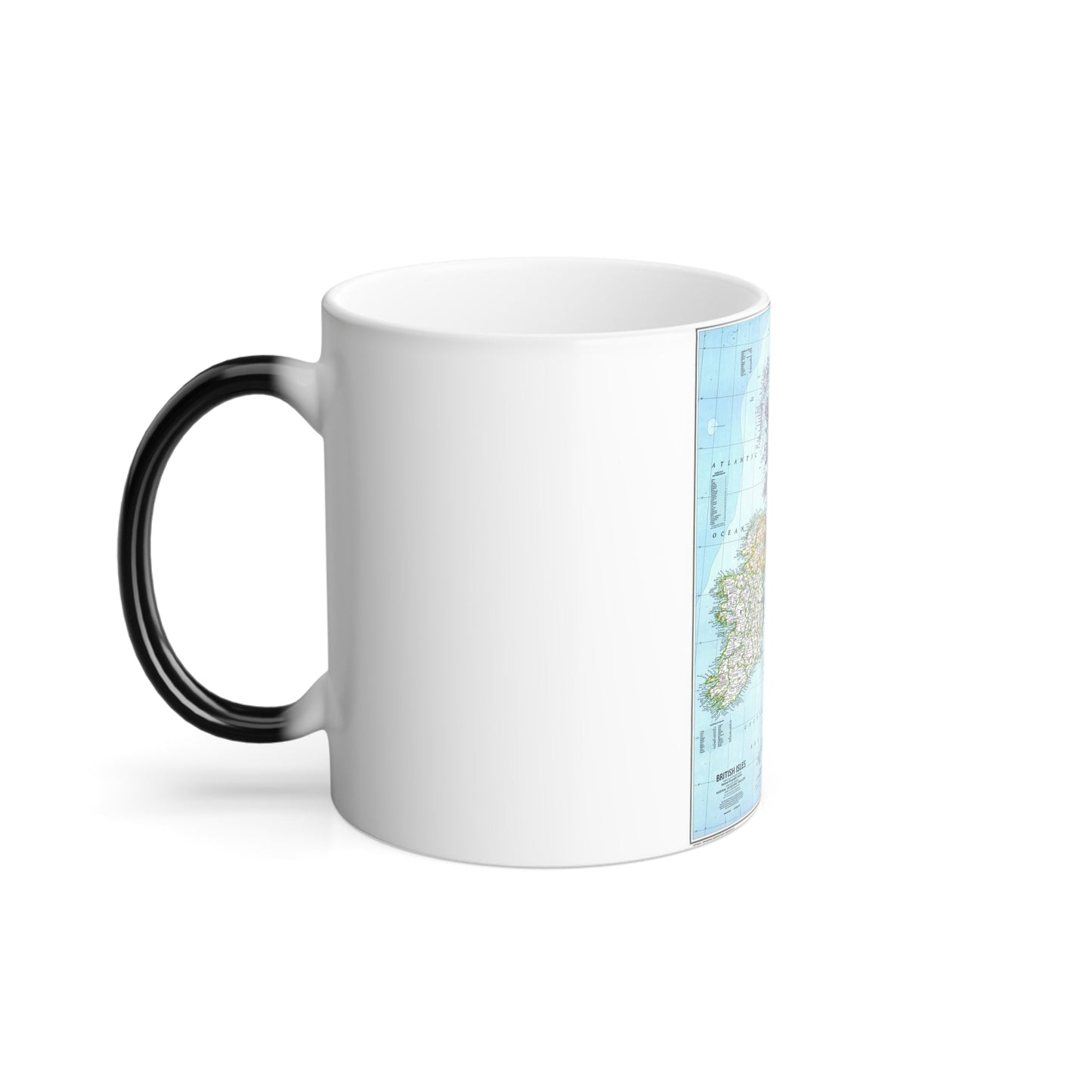 British Isles (1979) (Map) Color Changing Mug 11oz-11oz-The Sticker Space