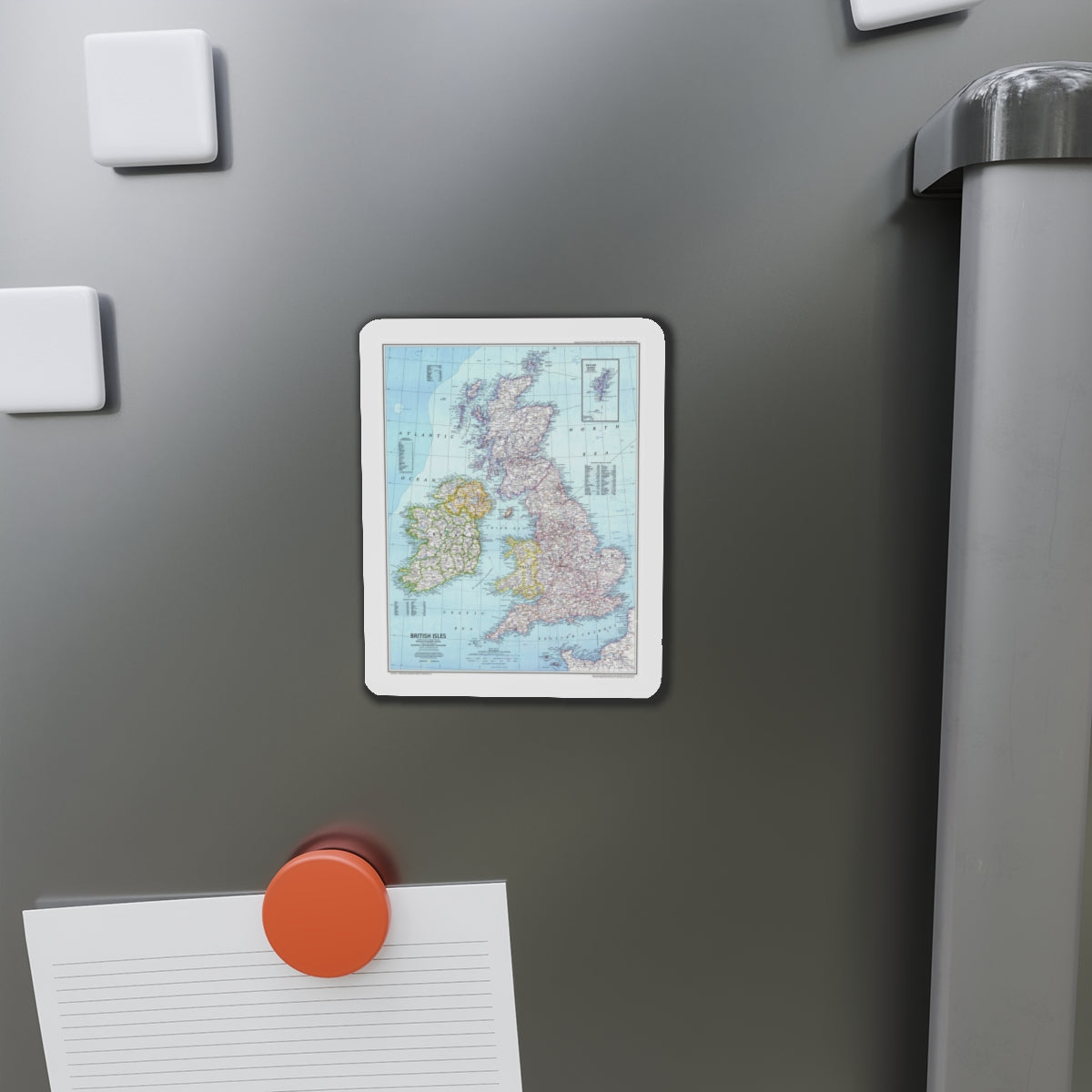 British Isles (1979) (Map) Refrigerator Magnet-The Sticker Space