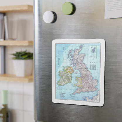 British Isles (1979) (Map) Refrigerator Magnet-The Sticker Space