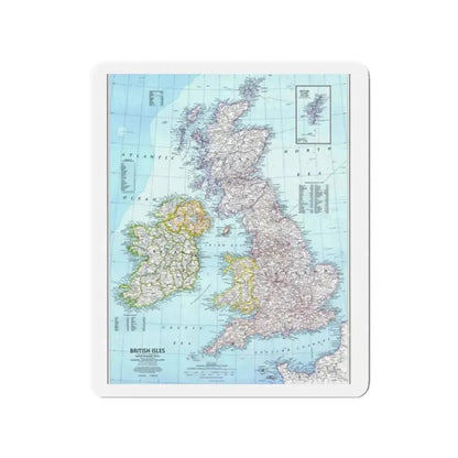 British Isles (1979) (Map) Refrigerator Magnet - The Sticker Space