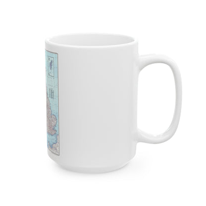 British Isles (1979) (Map) White Coffee Mug-The Sticker Space