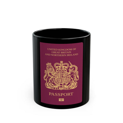 British National (Overseas) Passport - Black Coffee Mug