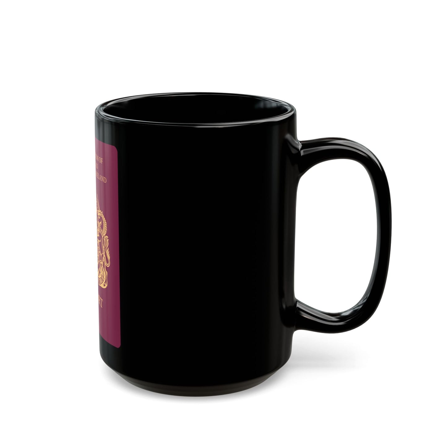 British National (Overseas) Passport - Black Coffee Mug