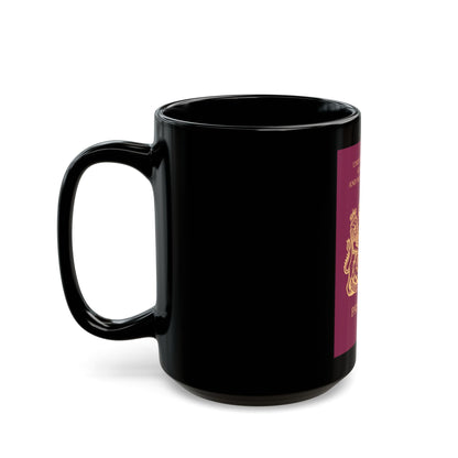 British National (Overseas) Passport - Black Coffee Mug