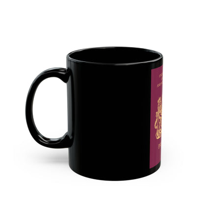 British National (Overseas) Passport - Black Coffee Mug