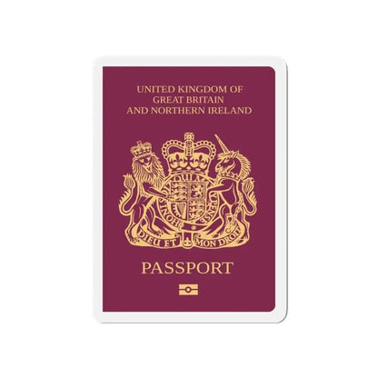 British National (Overseas) Passport - Refrigerator Magnet 5 Inch - The Sticker Space
