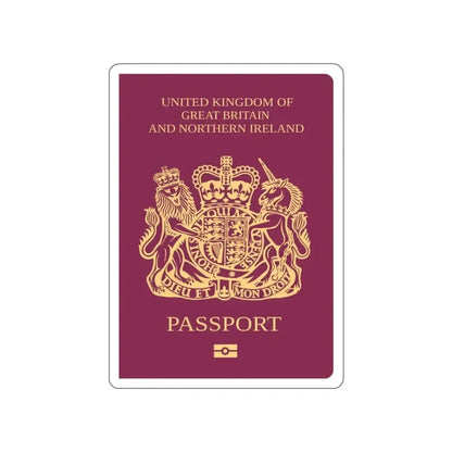 British National (Overseas) Passport STICKER Vinyl Die-Cut Decal - The Sticker Space