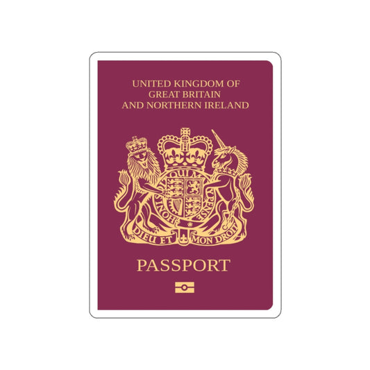 British National (Overseas) Passport STICKER Vinyl Die-Cut Decal-White-The Sticker Space