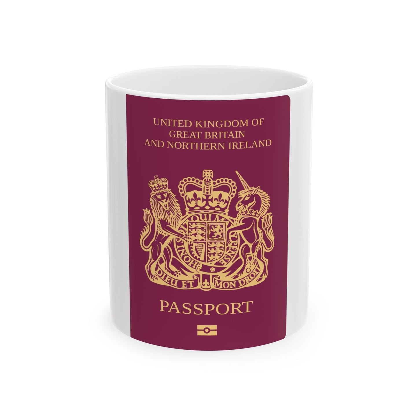 British National (Overseas) Passport - White Coffee Mug