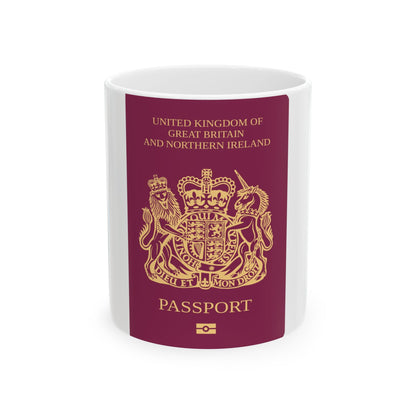 British National (Overseas) Passport - White Coffee Mug