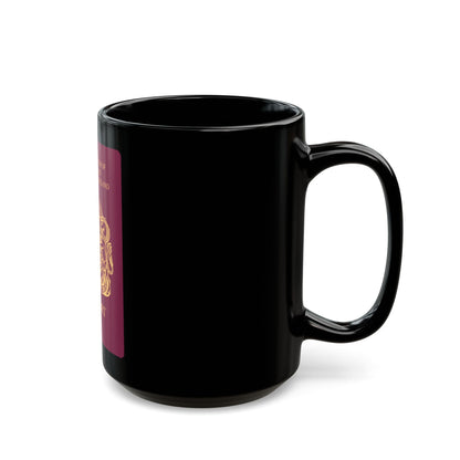 British National Passport - Black Coffee Mug