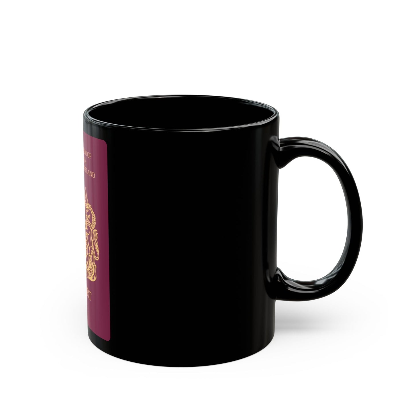 British National Passport - Black Coffee Mug