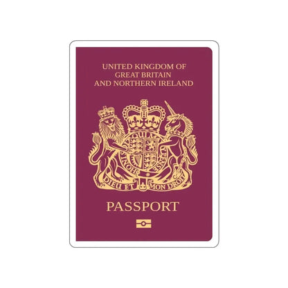 British National Passport Passport STICKER Vinyl Die-Cut Decal 3 Inch - The Sticker Space