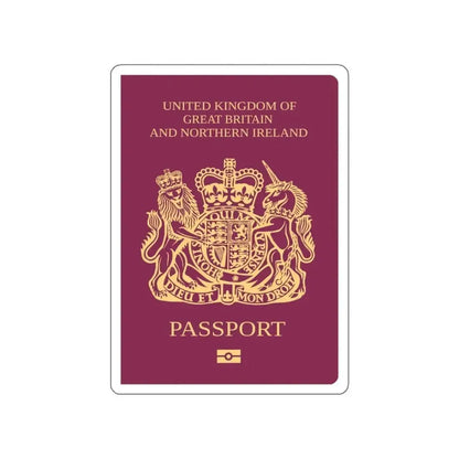 British National Passport Passport STICKER Vinyl Die-Cut Decal - The Sticker Space