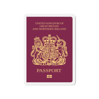 British National Passport - Refrigerator Magnet 4 Inch - The Sticker Space