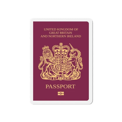 British National Passport - Refrigerator Magnet 5 Inch - The Sticker Space