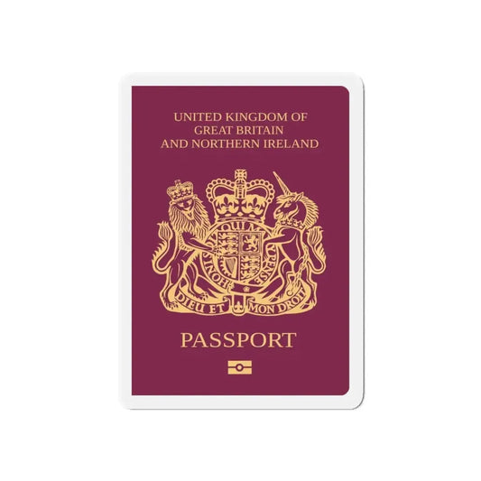 British National Passport - Refrigerator Magnet 6 Inch - The Sticker Space