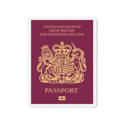 British National Passport - Refrigerator Magnet - The Sticker Space