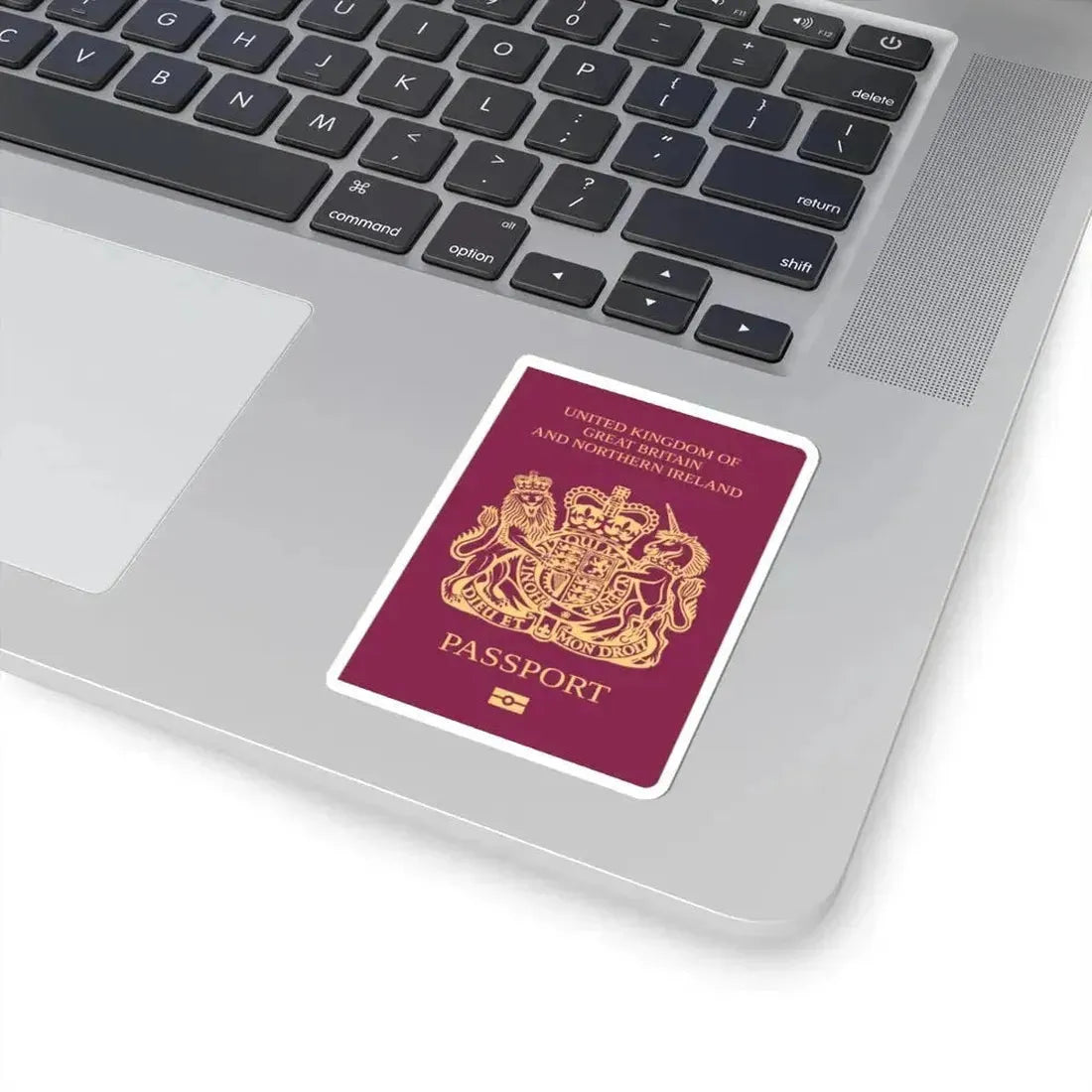 British National Passport - STICKER Vinyl Kiss-Cut Decal - The Sticker Space