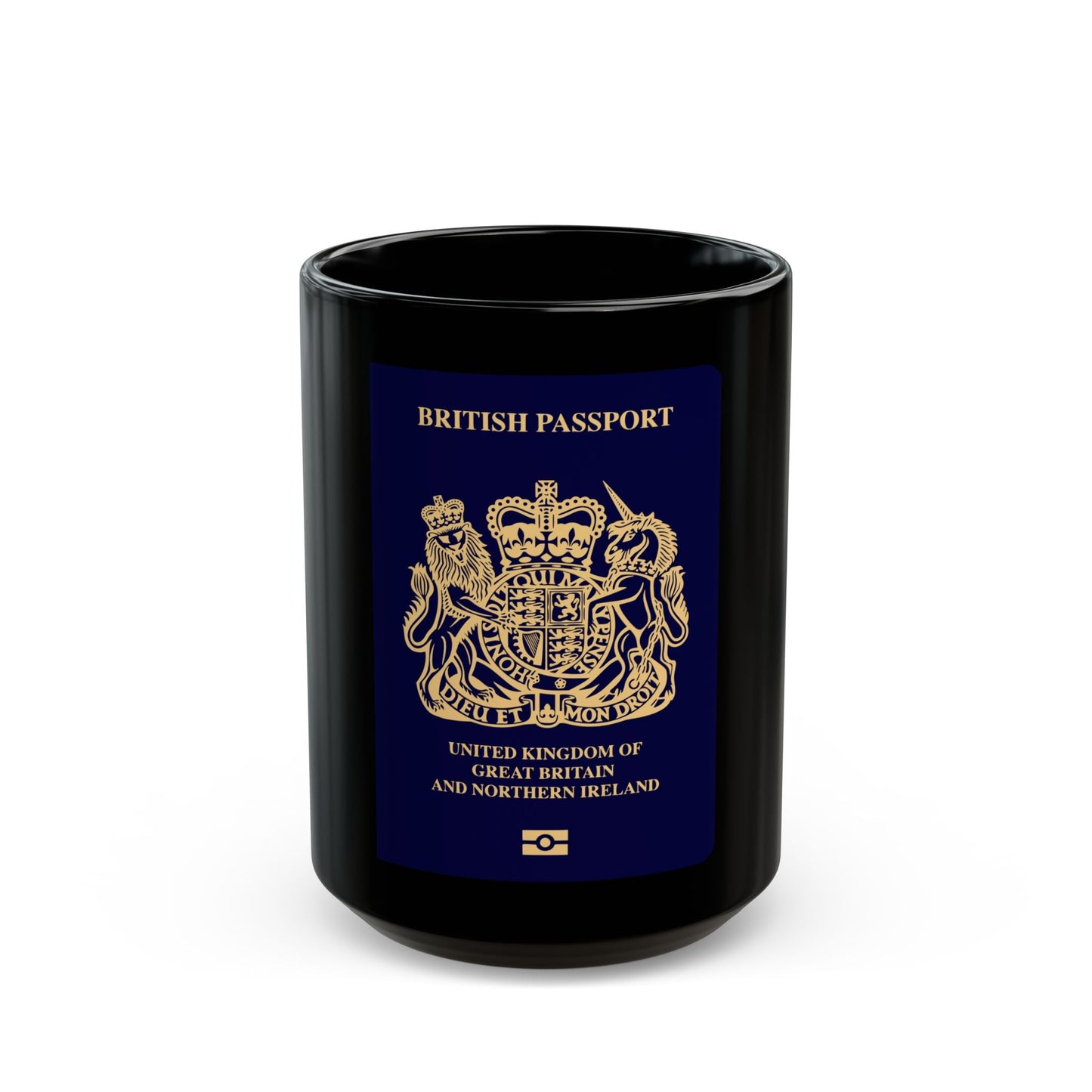 British Passport 2020 - Black Coffee Mug