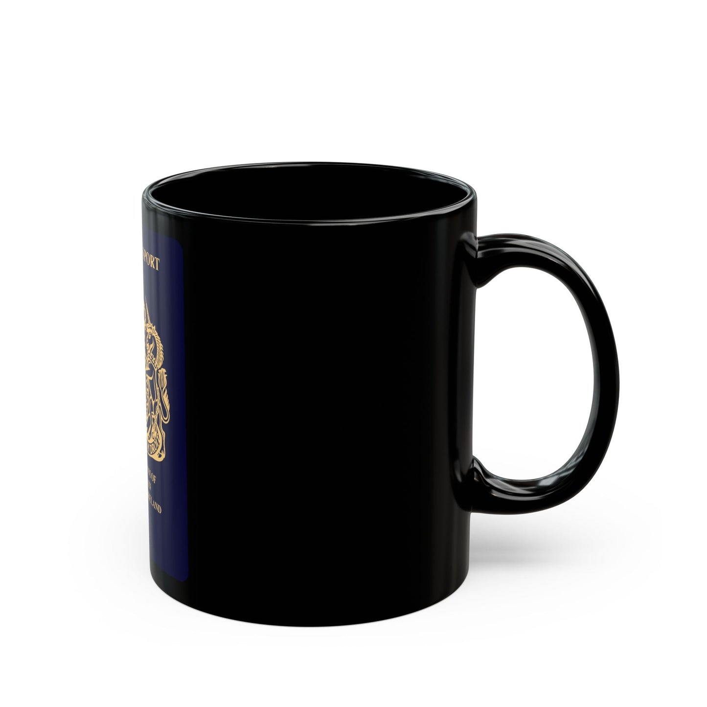 British Passport 2020 - Black Coffee Mug