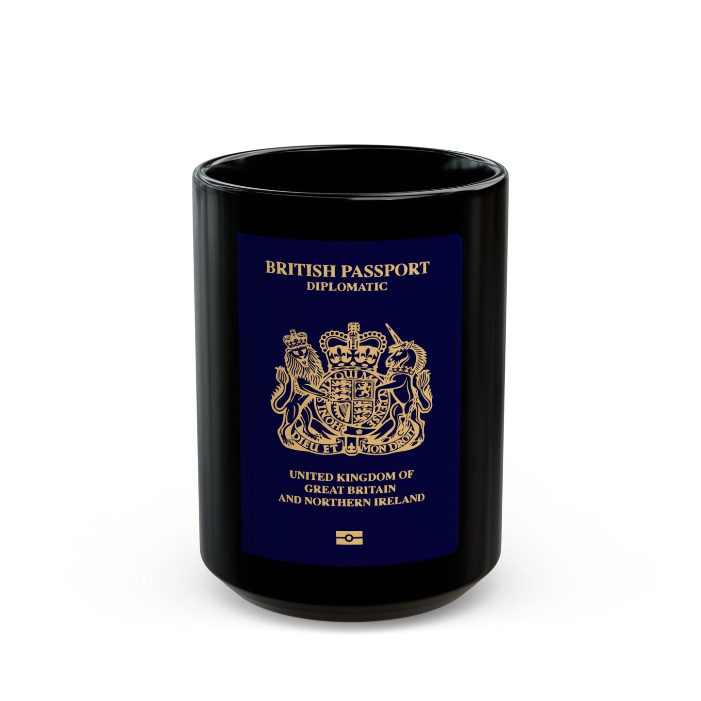 British Passport 2020 (Diplomatic) - Black Coffee Mug