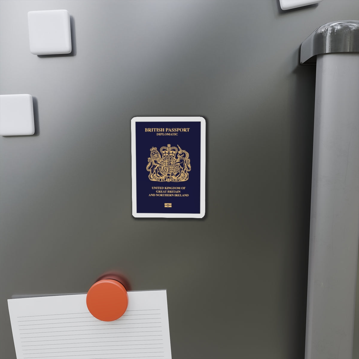 British Passport 2020 (Diplomatic) - Die-Cut Magnet-The Sticker Space