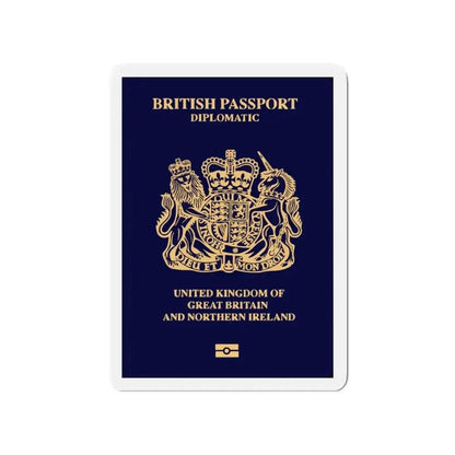 British Passport 2020 (Diplomatic) - Refrigerator Magnet 4 Inch - The Sticker Space
