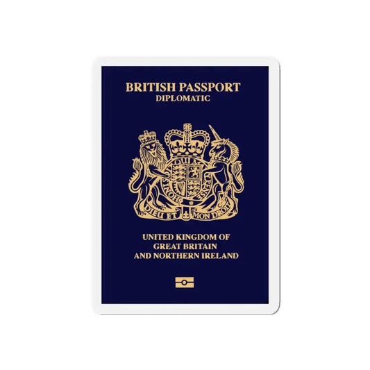 British Passport 2020 (Diplomatic) - Refrigerator Magnet 6 Inch - The Sticker Space