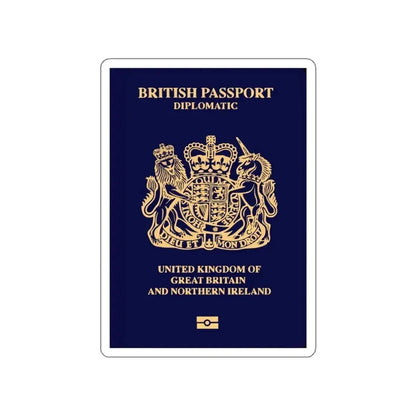 British Passport 2020 (Diplomatic) STICKER Vinyl Die-Cut Decal 6 Inch - The Sticker Space