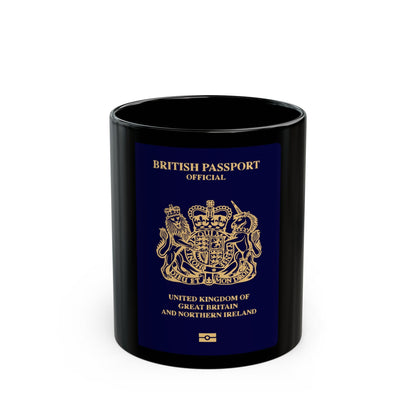 British Passport 2020 (Official) - Black Coffee Mug