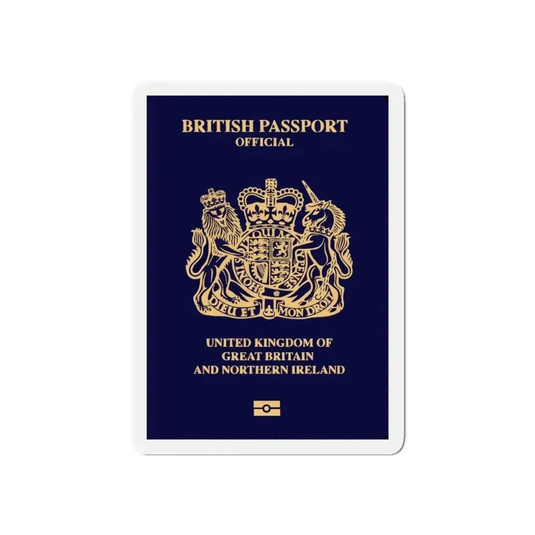 British Passport 2020 (Official) - Refrigerator Magnet - The Sticker Space