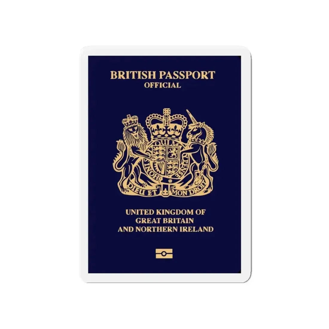 British Passport 2020 (Official) - Refrigerator Magnet - The Sticker Space