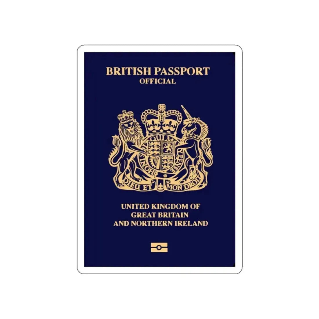British Passport 2020 (Official) STICKER Vinyl Die-Cut Decal 2 Inch - The Sticker Space
