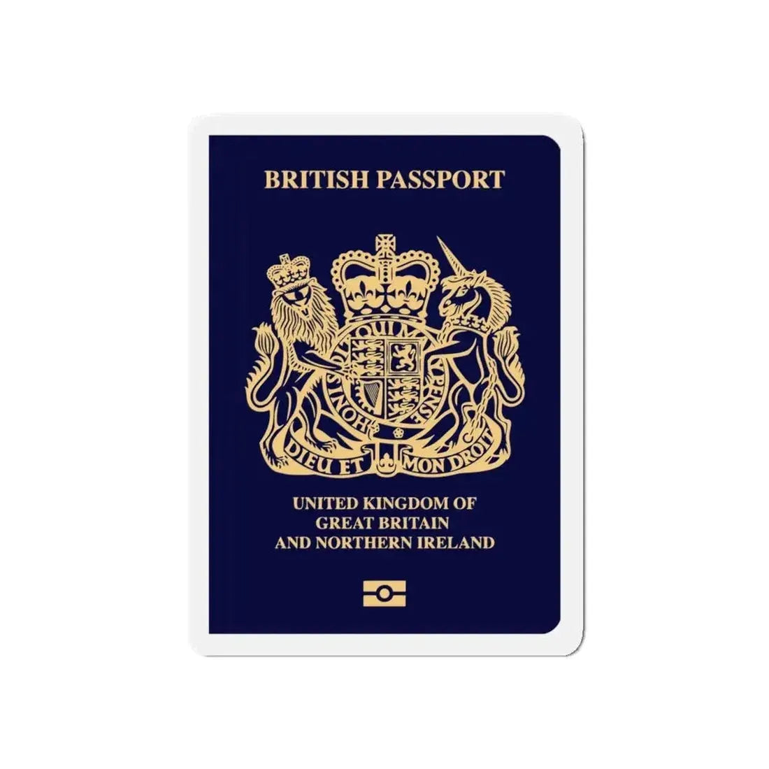 British Passport 2020 - Refrigerator Magnet - The Sticker Space