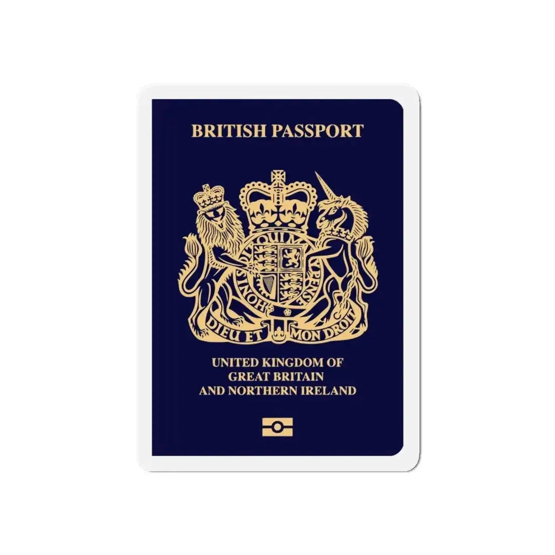 British Passport 2020 - Refrigerator Magnet - The Sticker Space