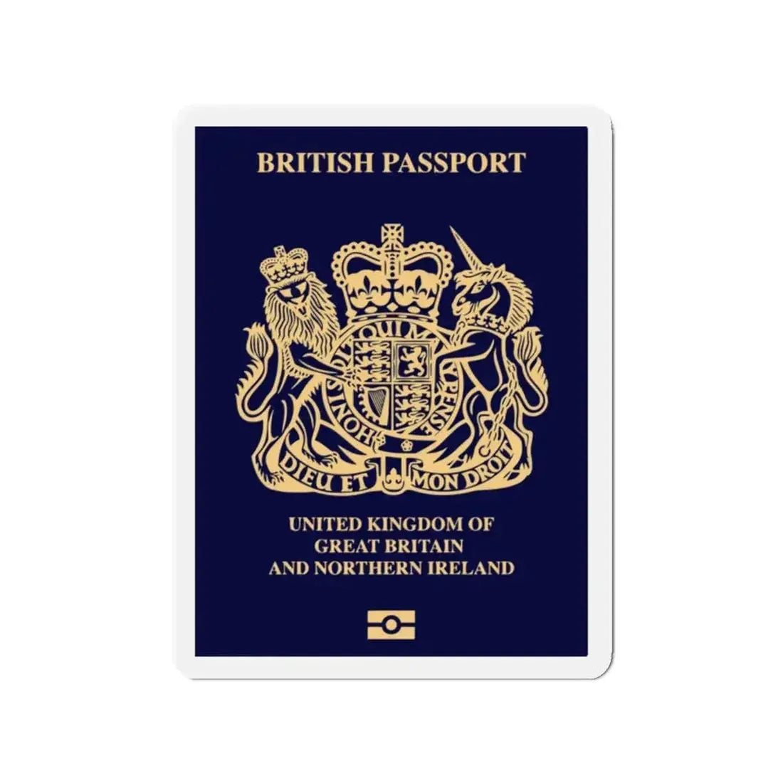 British Passport 2020 - Refrigerator Magnet - The Sticker Space